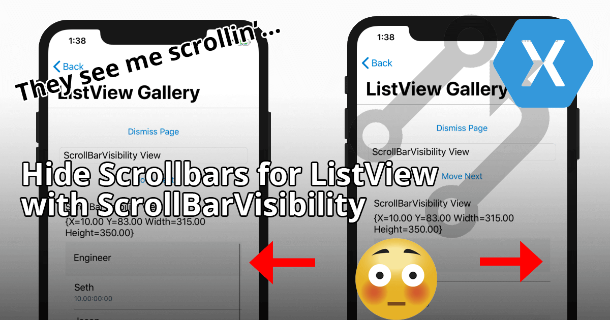 Hide Scrollbars for ListView with ScrollBarVisibility · Gerald's blog