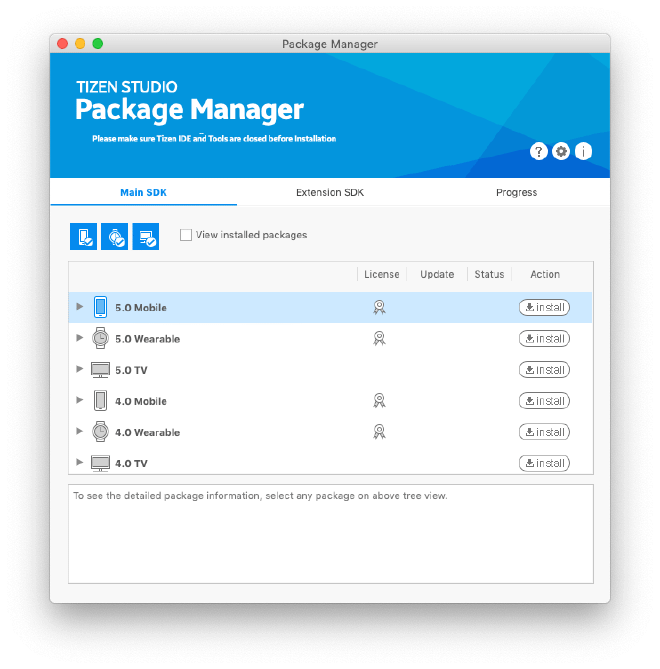 Tizen Package Manager