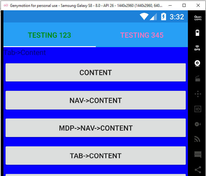 UnselectedTabColor and SelectedTabColor in action on Android