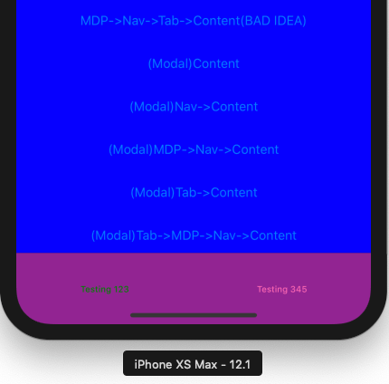 UnselectedTabColor and SelectedTabColor in action on iOS
