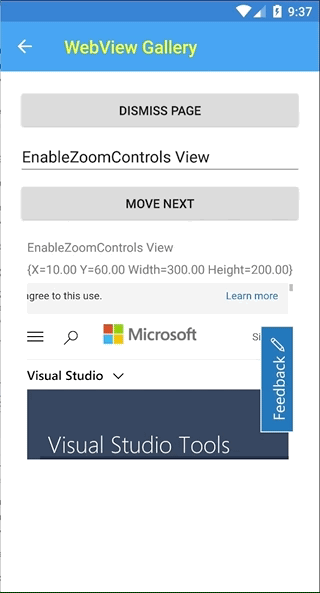 WebView EnableZoomControls